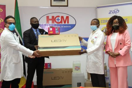 ZAP disponibiliza Kits de protecção ao Hospital Central de Maputo no âmbito da responsabilidade social