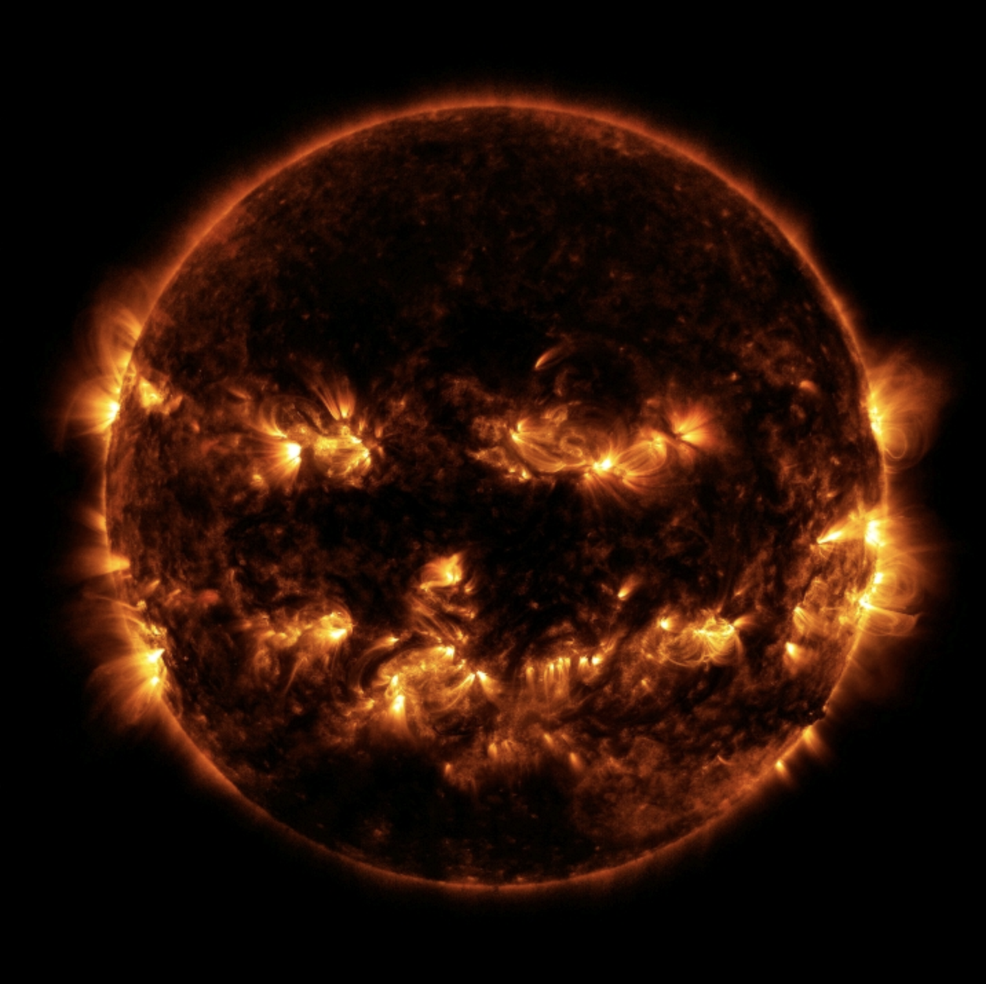 O nosso Sol de Halloween observado pela SOD, no recente 29 de Outubro