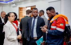 Momento de networking entre empresários da Alemanha e Moçambique